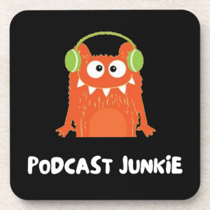 Podcast-Junkie Getränkeuntersetzer