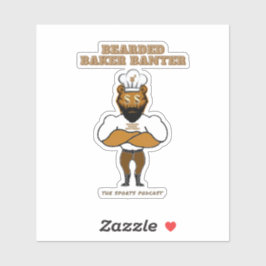 Podcast-Logo des Baker Baker Banter Aufkleber