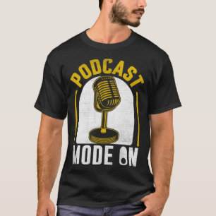 Podcast-Modus für Podcaster-Interviewer T-Shirt