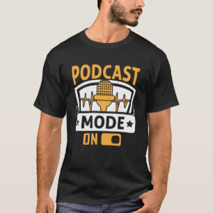 Podcast-Modus für Podcaster-Interviewer T-Shirt