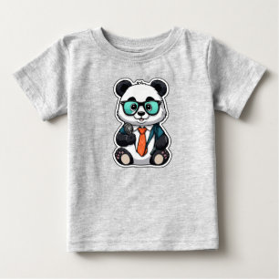 Podcast Panda - Der Coolste Gastgeber in Bamboo! Baby T-shirt