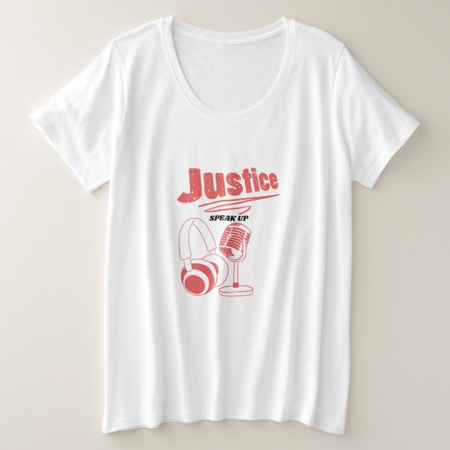 Podcast pour Justice Shirt (Design devant)
