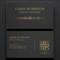 Podcast-Produzent Black Gold QR-Code