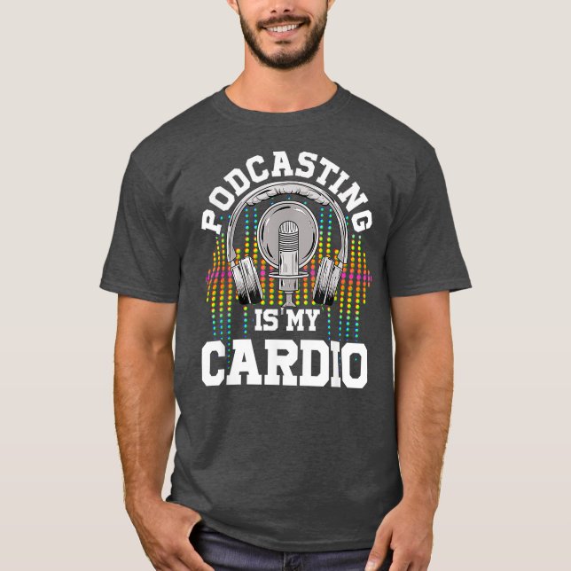 Podcast Radio Show Djs Podcasting Lover Geschenk T-Shirt (Vorderseite)