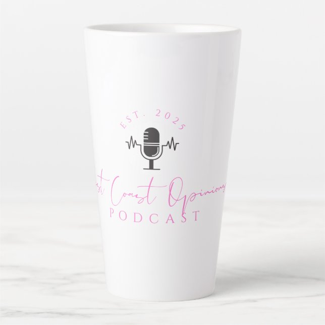 Podcast zur Ostküste Laterne Milchtasse (Vorderseite)