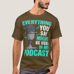 Podcaster - Inspirierter Podcast T-Shirt