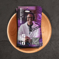 Podcaster Social Media QR Code Foto