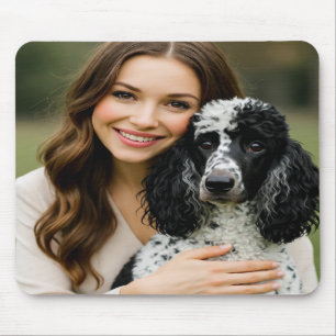 Poddle-Foto hinzufügen Personalisieren Anpassen Mousepad