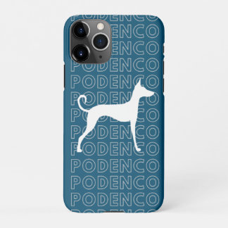 Podenco Dog Silhouette iPhone 11Pro Hülle