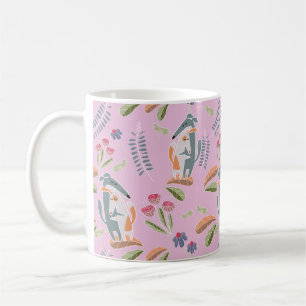 Podenco und Galgo Hübsch Lilac Pink Kaffeetasse