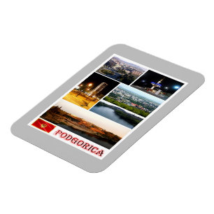 Podgorica - Montenegro - Mosaik - Magnet