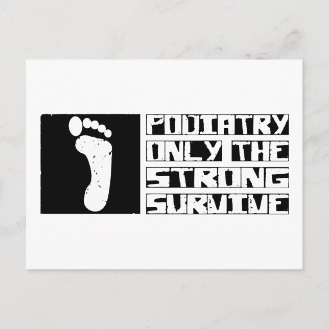 Podiatrie Postkarte (Vorderseite)