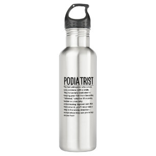 Podiatrist Edelstahlflasche