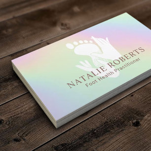 Podiatrist Foot Massage Therapie Wellness-Center H Visitenkarte