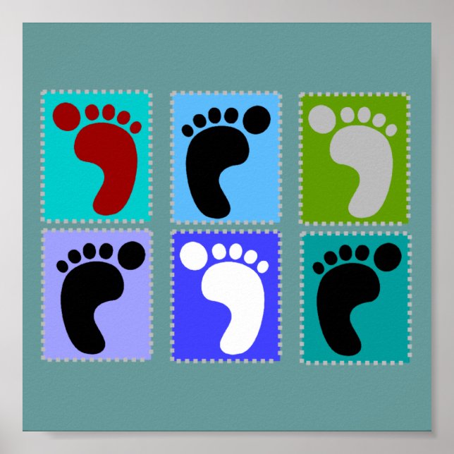 Podiatrist Popart Art Poster (Vorne)