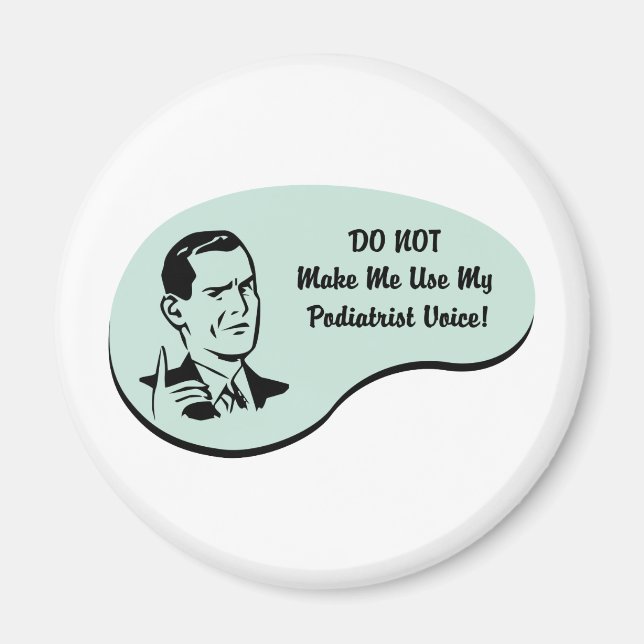 Podiatrist Voice Magnet (Vorne)