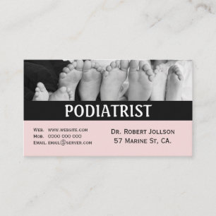 Podiatriste Médicale rendez-vous Carte de visite r