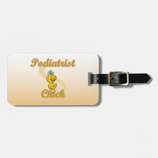 Podiatristin Gepäckanhänger (Vorderseite horizontal)