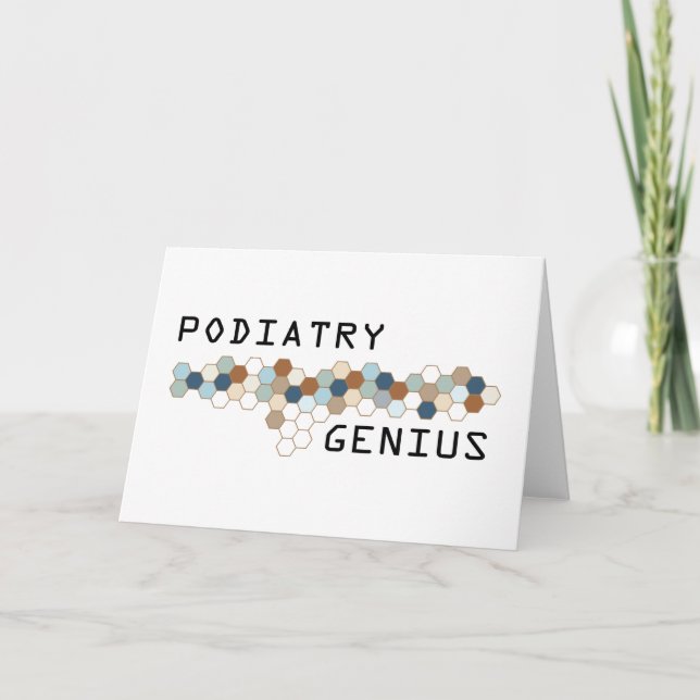 Podiatry-Genie Karte (Vorderseite)