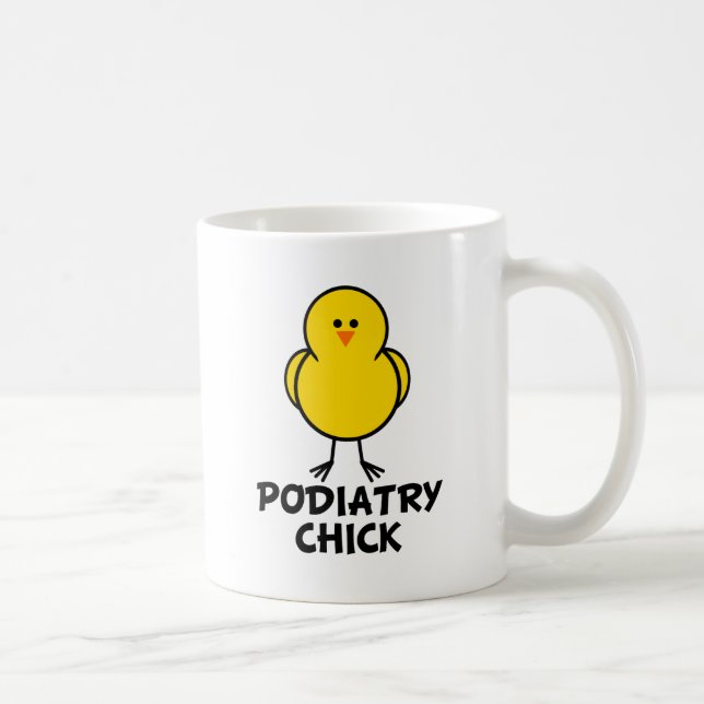 Podiatry-Küken Kaffeetasse (Rechts)