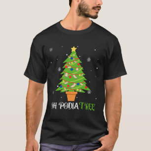 Podologie-Weihnachtsbaum Podologe Fuß Medizinisch T-Shirt