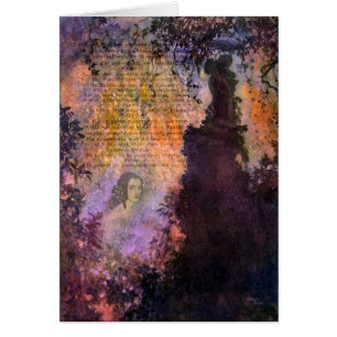 Poe an Mrs. Marie Louise (Shaw) Digitale Collage