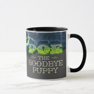 Poe die Auf Wiedersehen Welpen-Mond-Tassen Tasse