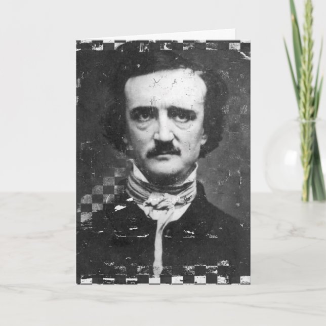 Poe, Geburtstag Karte (Vorderseite)