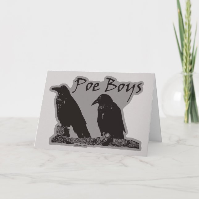 Poe-Jungen Karte (Vorderseite)