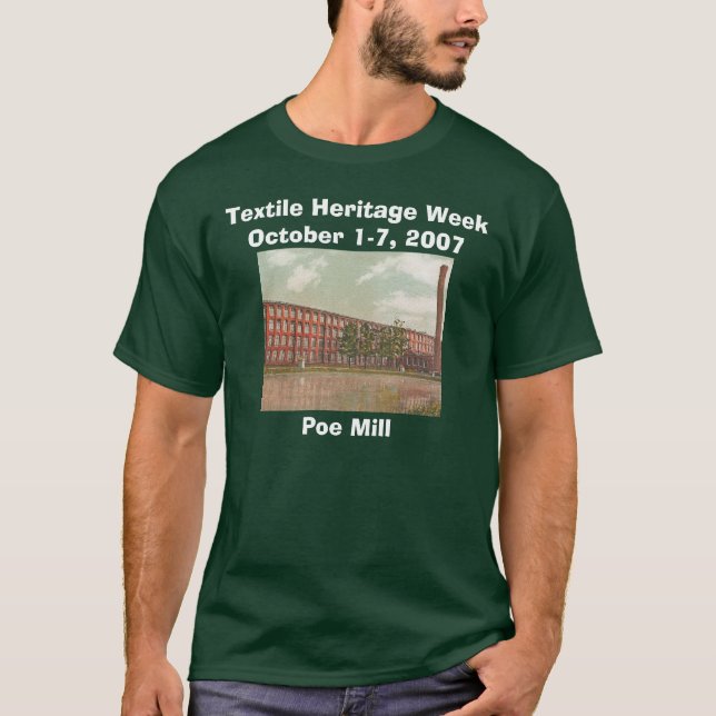Poe-Mühle/Textilerbwochen-T-Shirt T-Shirt (Vorderseite)