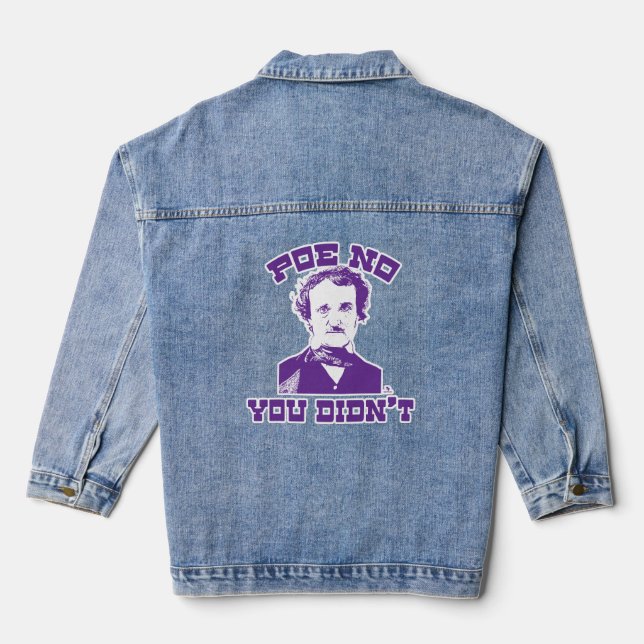 Poe No Funny Classic Humour Slogan (Verso)