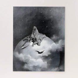 Poe Raven Illustration von Gustave Dore