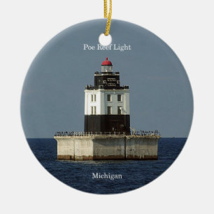 Poe-Riff-Lichtverzierung Keramik Ornament