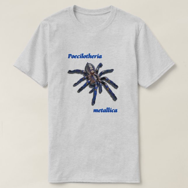 Poecilotheria Metallica T-Shirt (Design vorne)