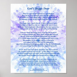 Poem: Special Memories Of A Pet, Poster (Matte)