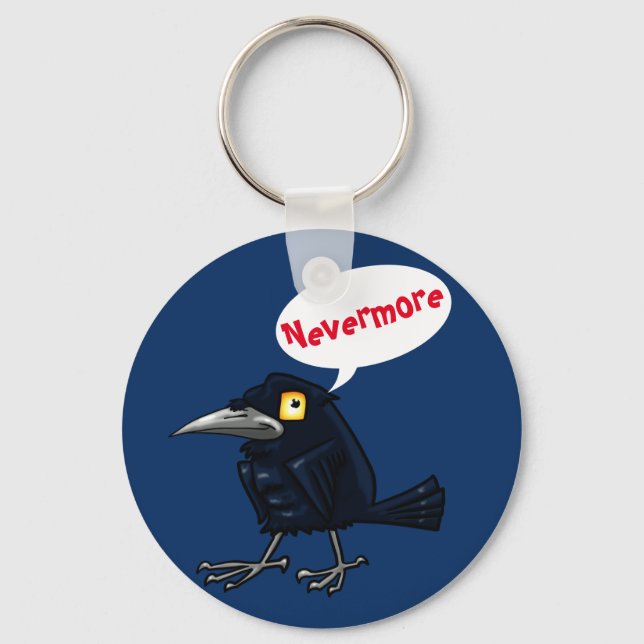 Poe's Raven Schlüsselanhänger (Vorderseite)