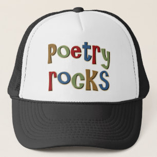 Poesie-Felsen Truckerkappe