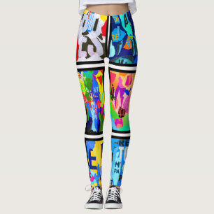 Poesie-Leggings Leggings