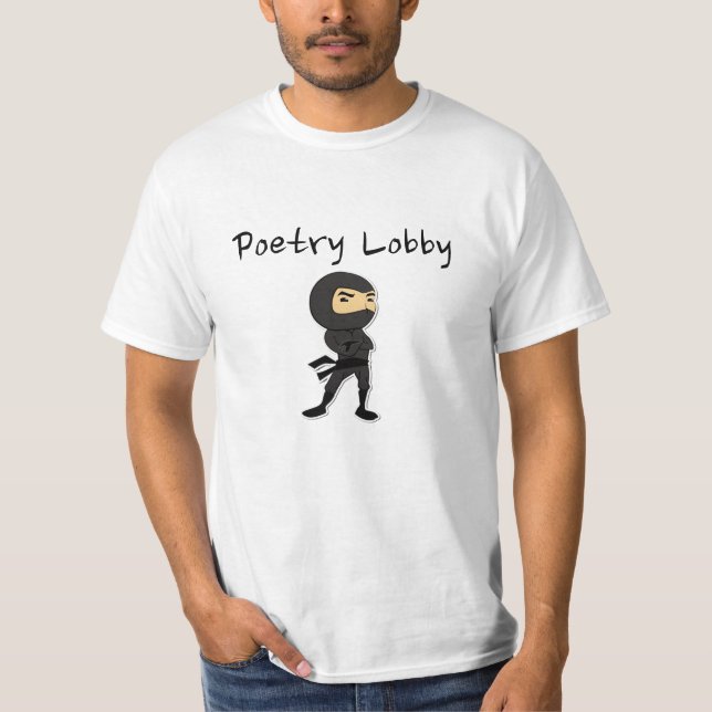 Poesie Ninja durch Poesie-Lobby T-Shirt (Vorderseite)