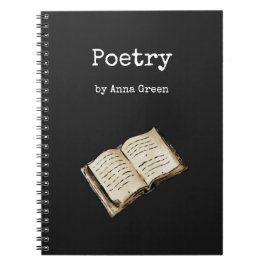 Poesie Notebook Notizblock