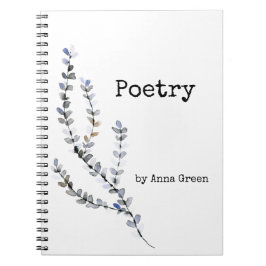 Poesie Notebook Notizblock
