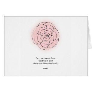 Poésie Rose de Rumi