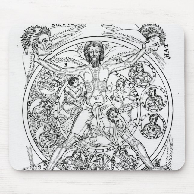 Poesie und Musik Mousepad (Vorne)