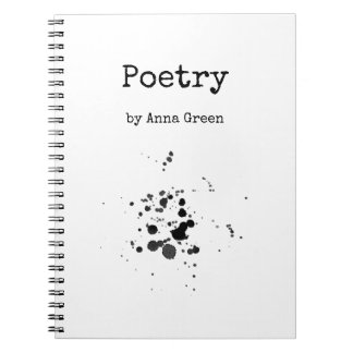Poesie Writing Notebook Notizblock