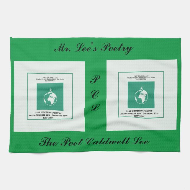 Poet Caldwell Lee Products Geschirrtuch (Horizontal)