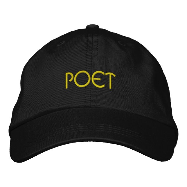 POET Literary Lover Cap Bestickte Kappe (Vorderseite)