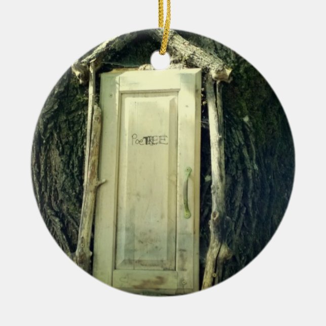 Poet Tree Keramik Ornament (Vorne)