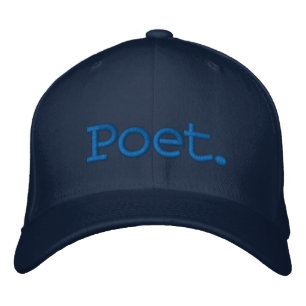 Poète. Casquette de baseball brodé