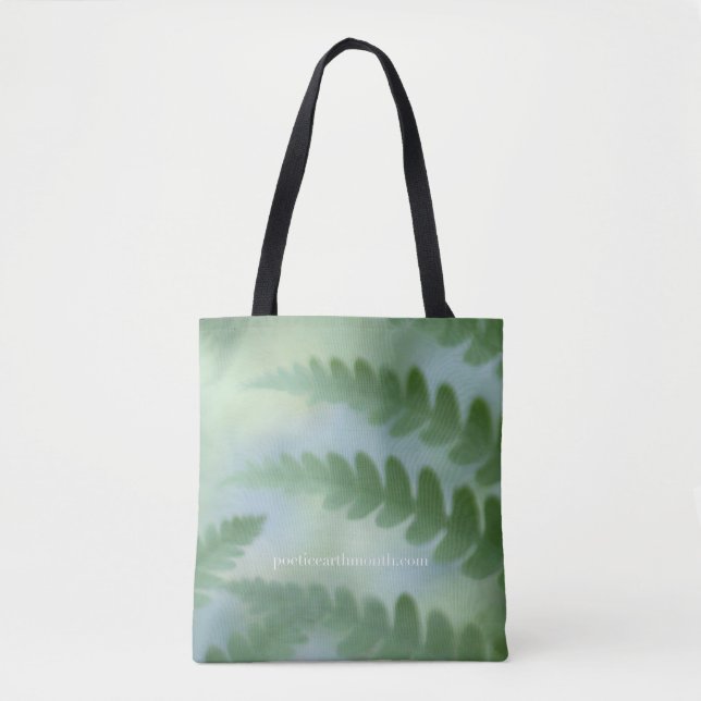 Poetic Earth Monat - Meditative Fern-Tasche Tasche (Vorderseite)