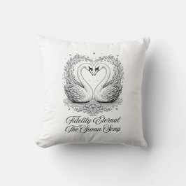 Poetic Swan T-Shirt, Mug Kissen